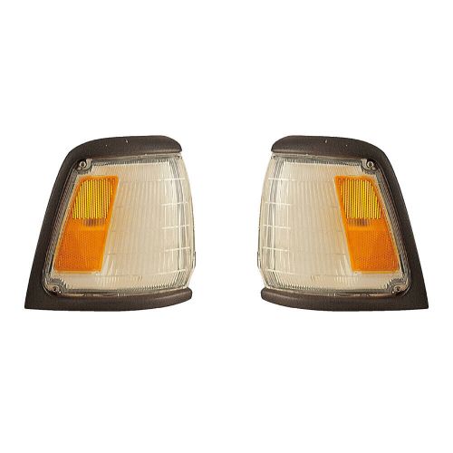 Corner signal lights pair set for 89-91 toyota  dlx/sr5 2wd (painted)