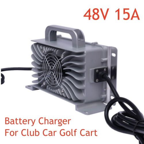 Battery Charger 48Volt 15 Amp Round W/ Indicator Light For Club Car Golf Cart US, US $145.62, image 13