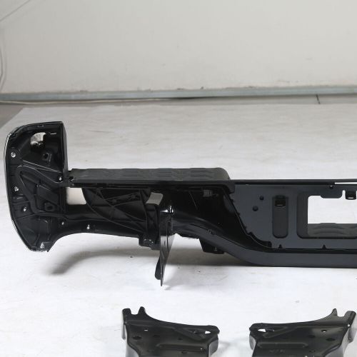 Rear step bumper assembly for 2016-2023 toyota tacoma chrome/black in usa de2