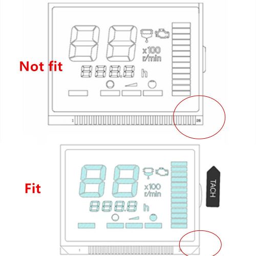 26PIN Tachometer LCD Display For Yamaha Outboard Gauge Unit 6Y5-8350T-D0-00 USA, US $27.89, image 3