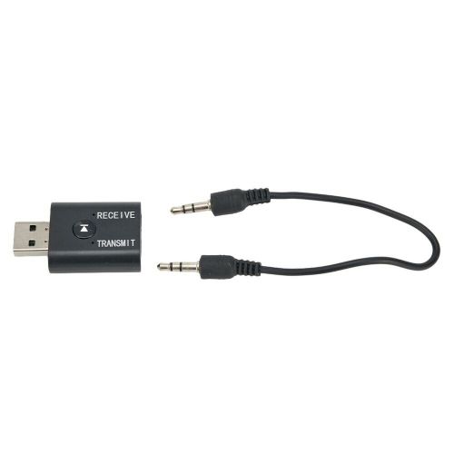 Tr6 usb 5.0 receiver adapter aux 3.5mm audio wireless transmitter abs
