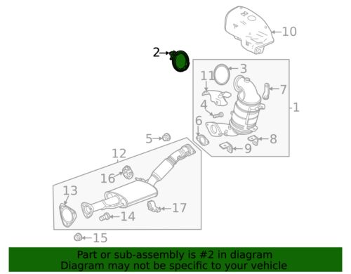 Genuine GM Catalytic Converter Clamp 11602406, US $11.69, image 5