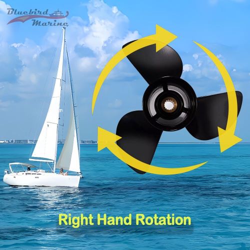 15 1/4X15 Aluminum Outboard boat Propeller for Yamaha 150-300HP 15 Tooth RH, US $172.99, image 3