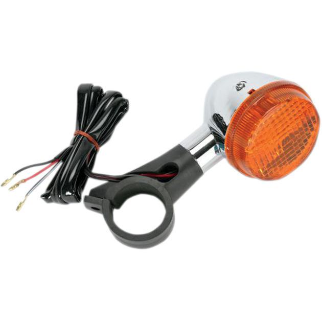 K&s turn signal d/f front right chr/amb fits honda vt600cd vlx deluxe 98-07