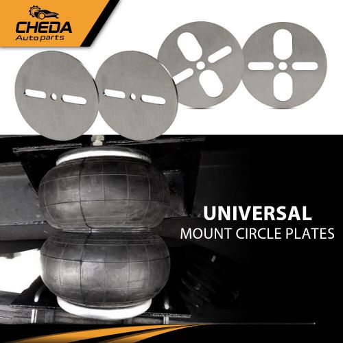 4x Universal Air Ride Mount Plates Upper Lower Dual or Single Port 2500 2600 Bag, US $18.54, image 5