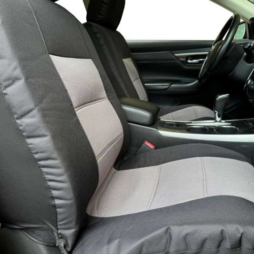 Black Gray Waterproof Canvas Front Set Car Seat Covers For Toyota RAV-4, US $52.79, image 3