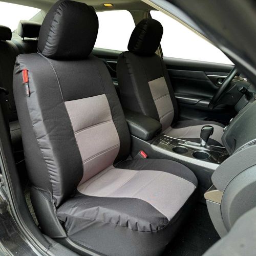 Black Gray Waterproof Canvas Front Set Car Seat Covers For Toyota RAV-4, US $52.79, image 5