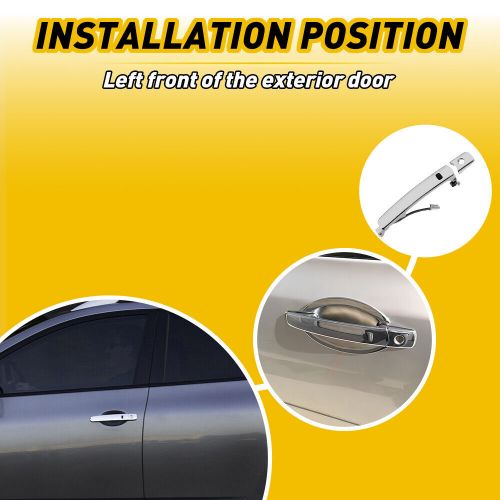 For 03-2007 Nissan Murano Front Driver Left Door Handle Chrome W/ Smart Entry, US $15.99, image 7
