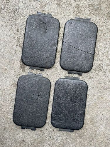 4pcs 1997-2020 ford super duty black truck bed quarter panel plugs stake covers