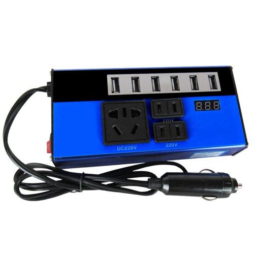 Car Converter Power Inverter 1500W DC12V/24V To DC110V/220V Converter Trip 6USB, US $28.03, image 11