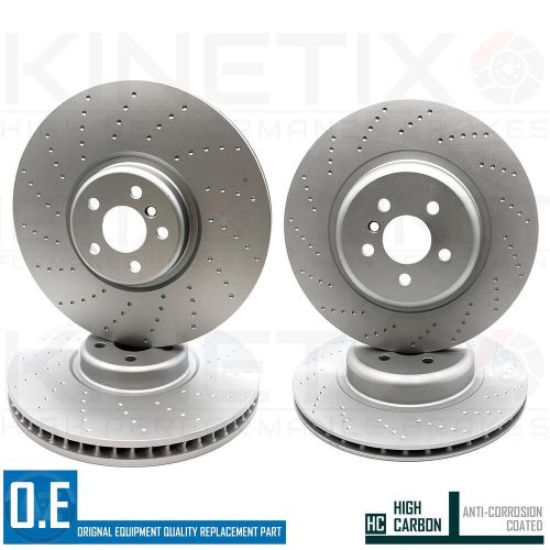 FOR BMW X6 M50d G06 FRONT REAR CROSS DIMPLED BRAKE DISCS 395mm 370mm FR RR, US $, image 8