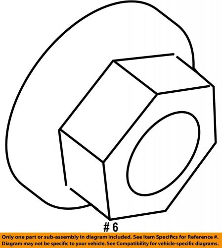 Ford oem 08-20 ecosport front suspension-stabilizer link nut left w715135s440