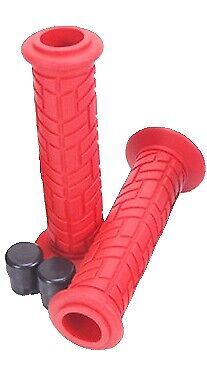 Atv quad grips red 7/8" handlebar fits honda trx 300x trx 400x trx 450r