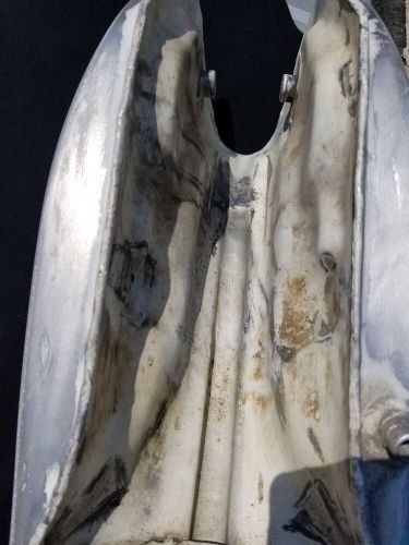 YAMAHA MX250 YZ250 1975 1976 ORIGINAL ALUMINUM FUEL TANK JAPAN, US $279.00, image 12