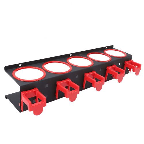 .Spray Bottle Storage Rack Wall Mounted Garage Bottle Organizer With 5 Plastic, US $55.94, image 11