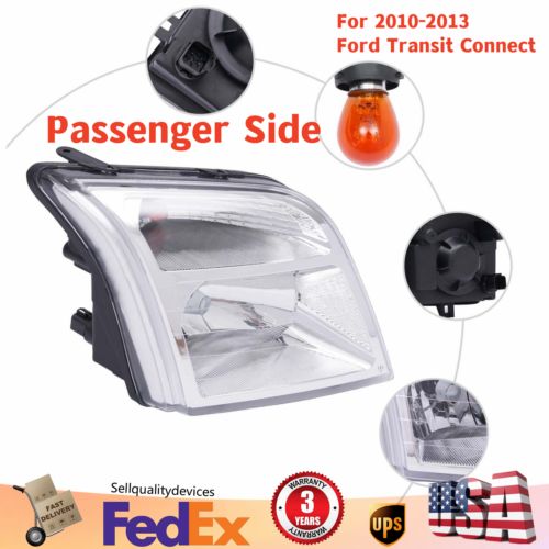 Passenger Headlight Lamp Assembly Halogen For Ford Transit Connect 2010-2013 USA, US $130.87, image 13