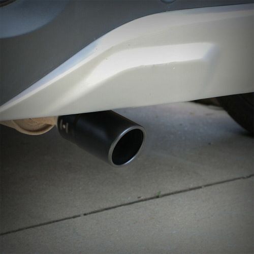1.5-2.4" Outlet Exhaust Tip Muffler Tailpipe StainlessSteel Straight Cut Black N, US $14.99, image 14