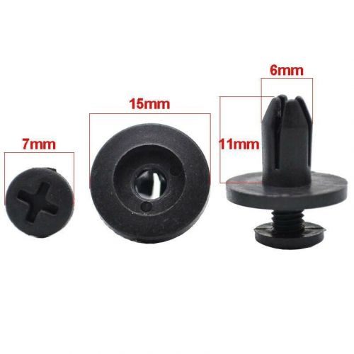 High Quality Clips Push Pin Rivet Side Skirts Truck Bumper Fastener Kit, US $11.86, image 17