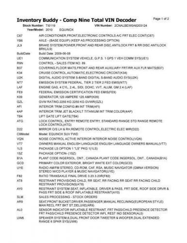 EQUINOX 2010 Passenger Rear Headrest, BLK, US $45.00, image 6