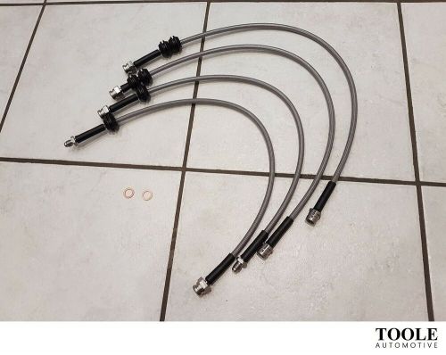 Maserati Gransport Front Rear Brake Lines Hoses - Stainless Steel (M138) 04-07, US $, image 3