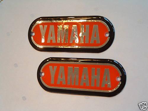 Yamaha red rt1,dt1,r3,ds6,yr2c,tx650,xs1,xs2,tank badges