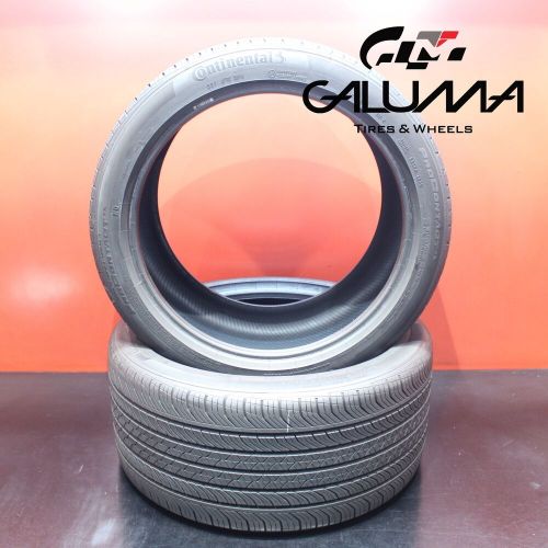 2x tires likenew continental procontact tx 315/35/21 315/35r21 3153521 #61478
