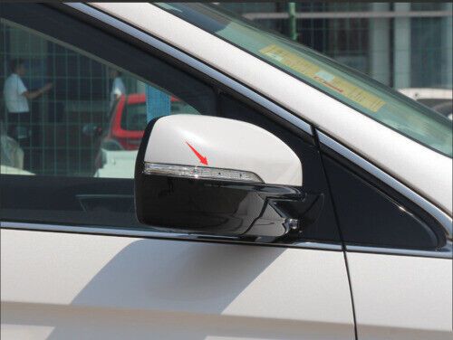 For Ford Edge 2015-2020 Carbon Fiber Steel Exterior Rear View Mirror Strip Trim, US $64.14, image 2