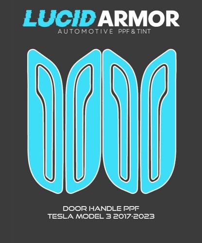 17-23 Tesla Model 3 DIY Precut Door Handle Paint Protection Film PPF (USA MADE!), US $19.99, image 2