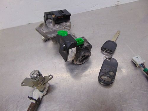 Honda crv ignition barrel key lock set mk8 06-11 1x key transponder lock door