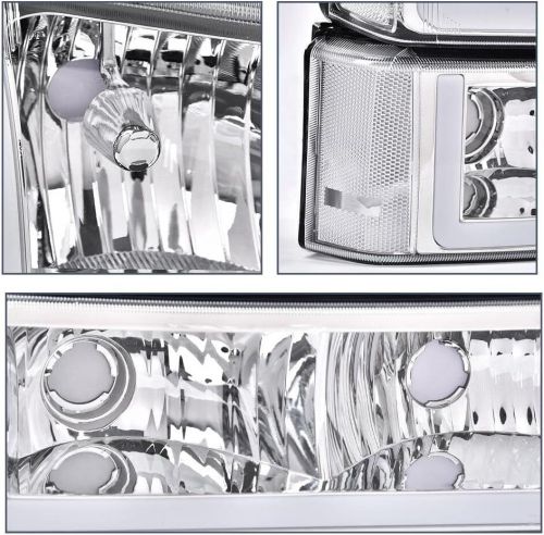 LED Headlight 2003-2006 Chevy Silverado 1500 2500 3500 HD Model/Fit 03-06 Avalan, US $138.99, image 5