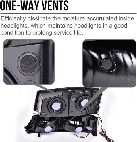 LED Headlight 2003-2006 Chevy Silverado 1500 2500 3500 HD Model/Fit 03-06 Avalan, US $138.99, image 6