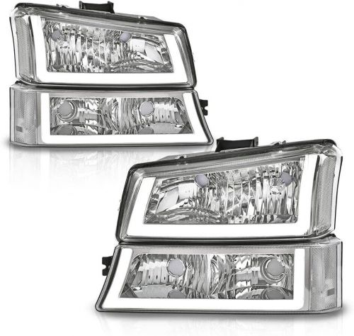 LED Headlight 2003-2006 Chevy Silverado 1500 2500 3500 HD Model/Fit 03-06 Avalan, US $138.99, image 7