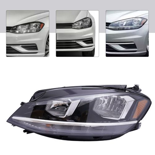Headlight Lamp Halogen Driver Side LH Fits 2018 2019 2020 Volkswagen Golf & GTI, US $104.00, image 22