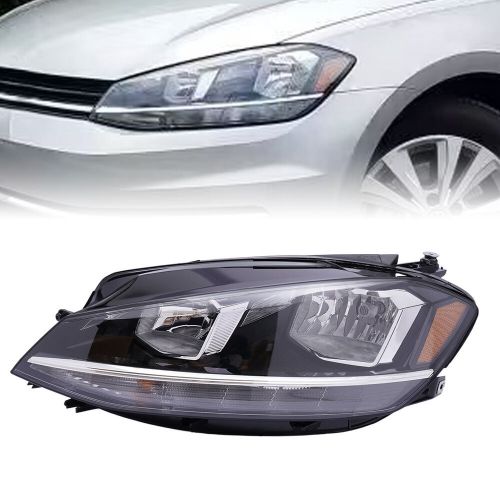 Headlight Lamp Halogen Driver Side LH Fits 2018 2019 2020 Volkswagen Golf & GTI, US $104.00, image 24