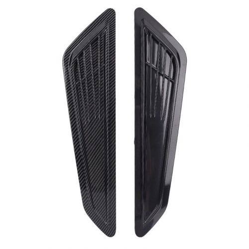 Car decorative intake scoops abs grille bonnet vent cover sticker