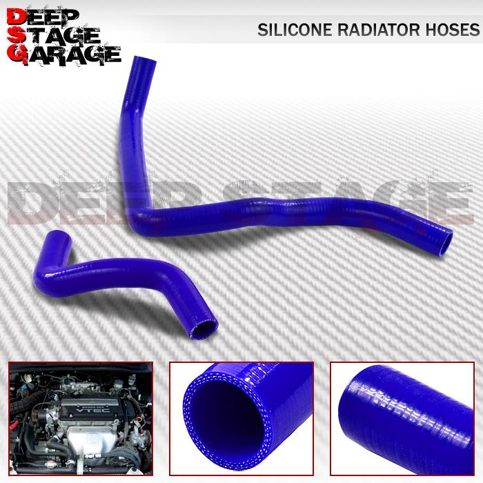3-ply silicone radiator hose tube 94-97 honda accord/-01 prelude h22/f22 blue