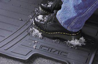 01 02 03 05 used oem honda civic all-weather front floor mats 08p13-s5d-100