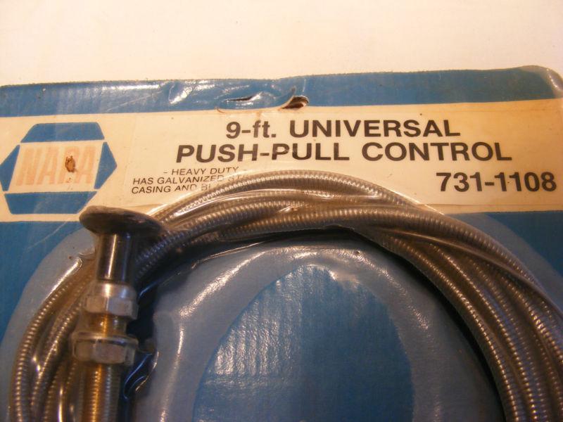 Sell Vintage New NAPA 9 ft Universal Push Pull Control Part No. 731