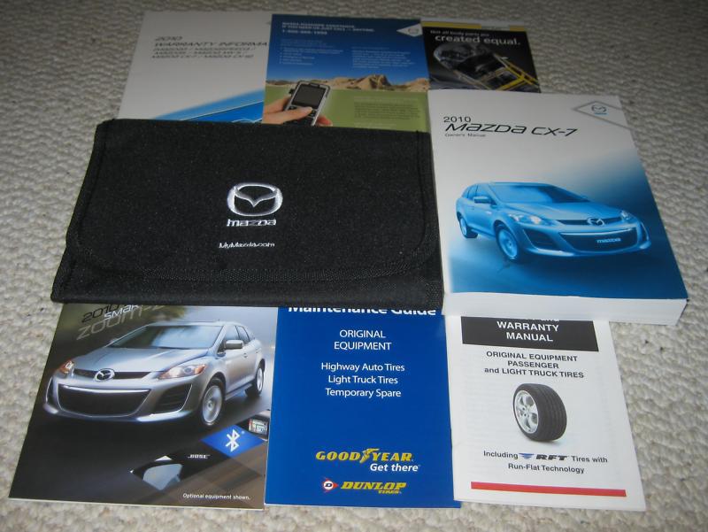 Mazda cx-7 2010 owner's manual full set factory cover  *mint* !!!!!!!!!!!
