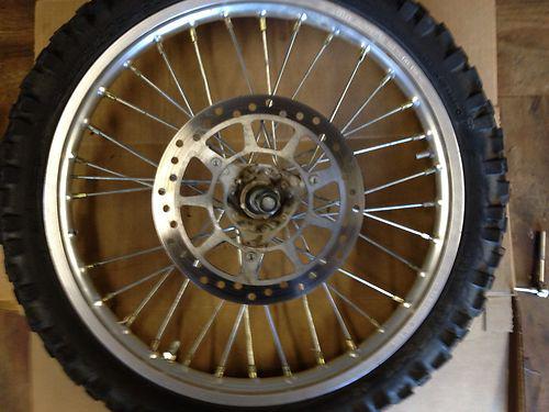 Yamaha yz85 yz 85 rm85 front wheel complete 17"