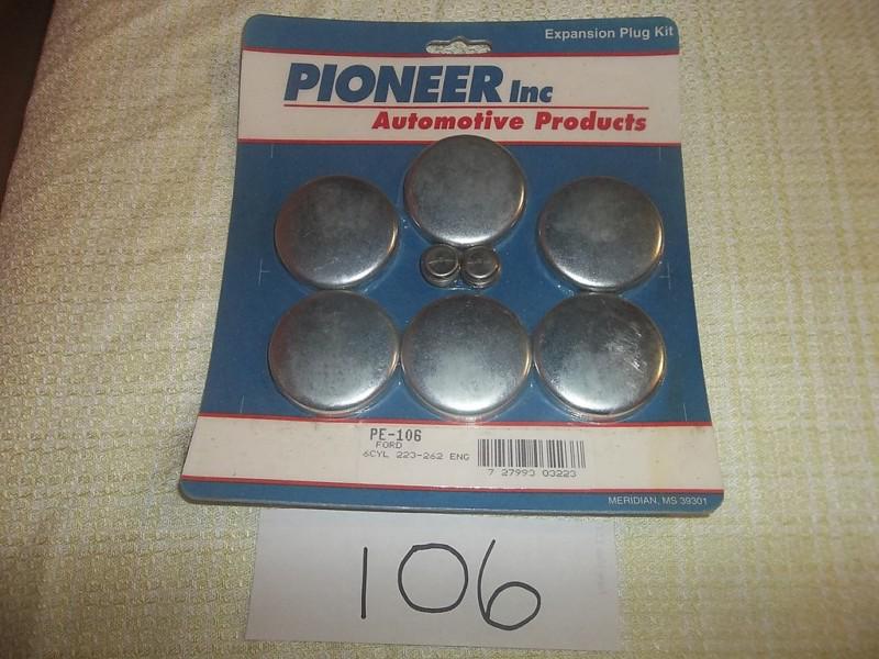 Pioneer pe106 engine expansion plug kit   ford  223  262