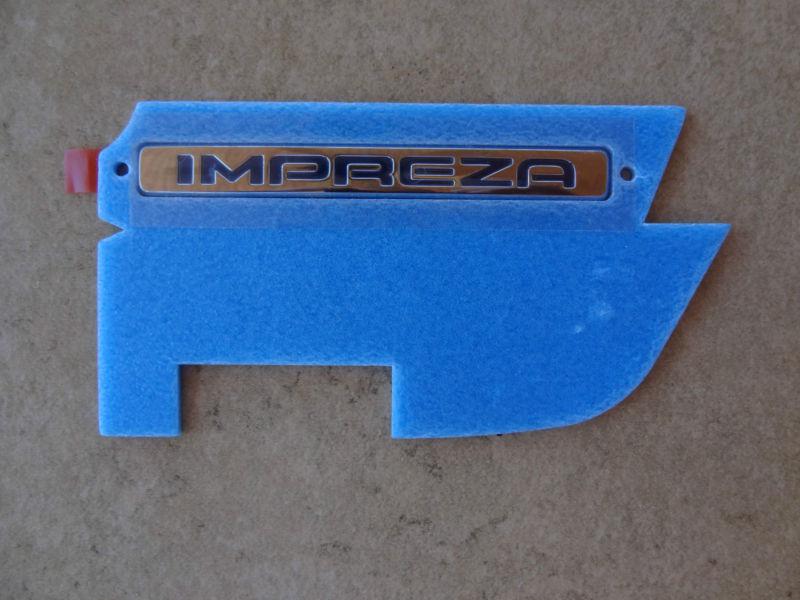 Subaru wrx impreza new badge emblem oem sti turbo