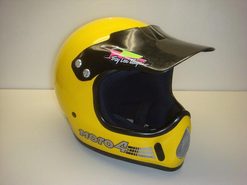Bell moto 4 troy lee designs aero 2 visor helmet motocross off road bmx vintage