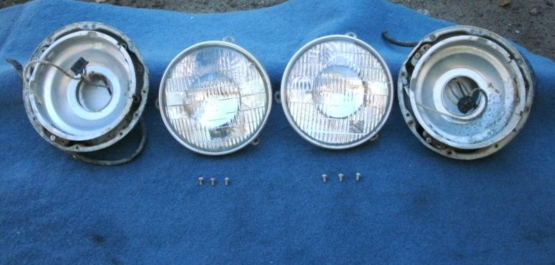 Dodge truck headlight buckets solid 1948 48 1949 49 1950 50