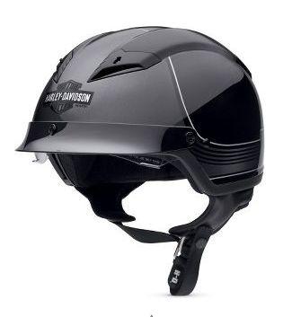 Harley-davidson® men's milestone half helmet with retractable sunshield