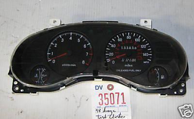 Dodge 98 avenger instrument cluster gauge/gauges 1998 speedometer