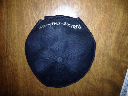 Harley Davidson Adjustable Skullcap Denim Embroidered Beanie - EUC!, US $15.00, image 9
