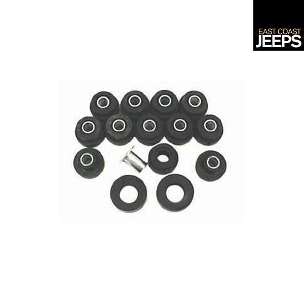 12201.02 omix-ada body tub mounting kit, 76-86 jeep cj models, by omix-ada