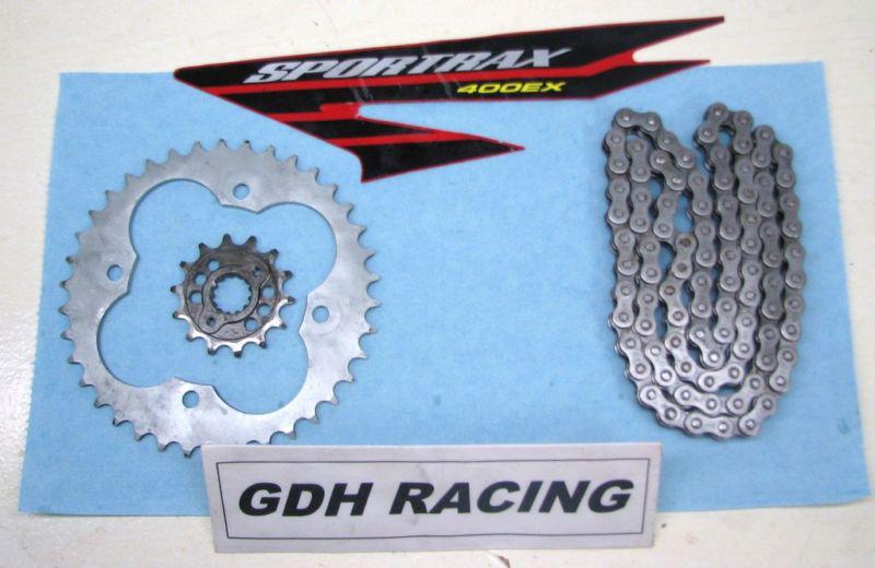 Sell TRX 400EX 400 EX STOCK OEM CHAIN & SPROCKET SET in Dover