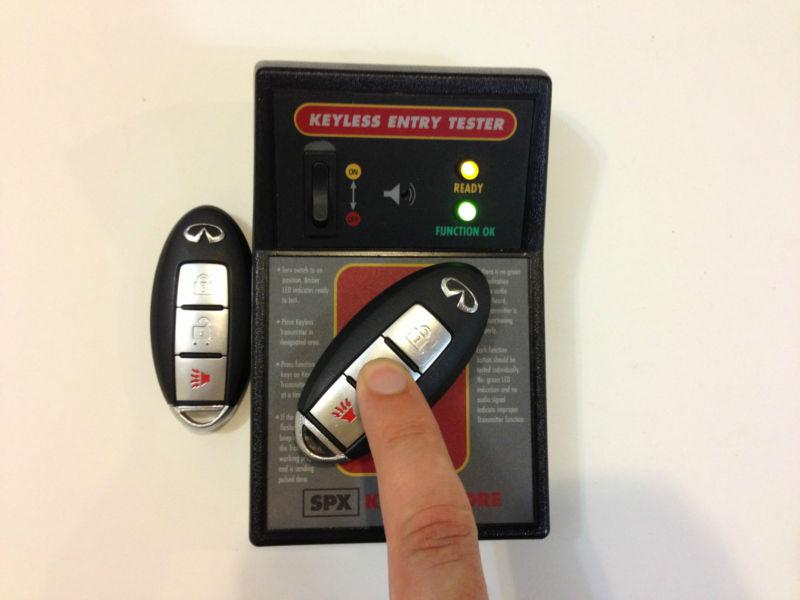 LOT OF 2 INFINITI 05-11 FX35 FX50 FX45 EX35 SMART KEY LESS WITH UNCUT REMOTE OEM, US $184.99, image 11